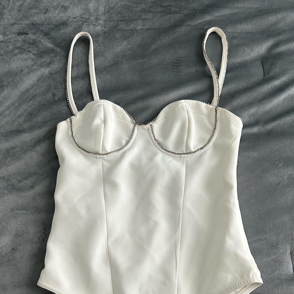 Zara White Seamless Bra Intimates